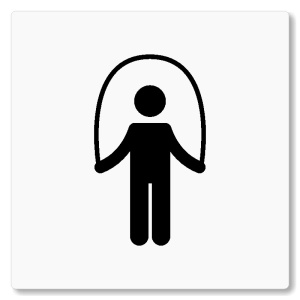 Tělocvična, 100x100mm, bílá, Nevada